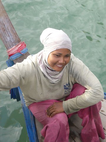 prawn fisherwoman